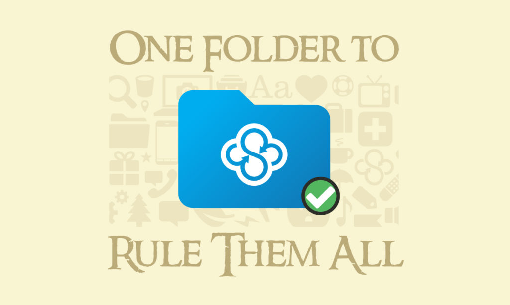 one sync folder to rule them all.