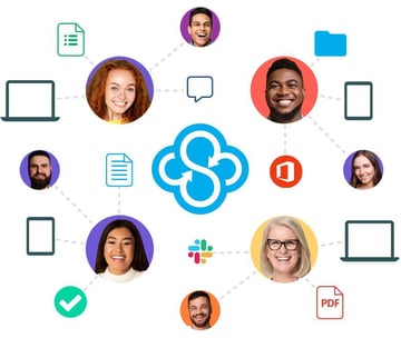 Secure cloud storage and file sharing