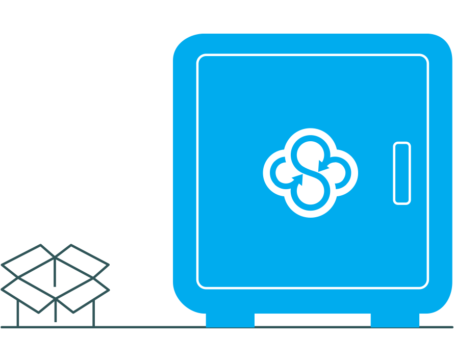 secure file sharing with Sync is like sending your files in a safe